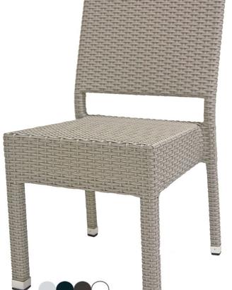 Sedie Alluminio per Arredo Esterno Bar Cod 8007