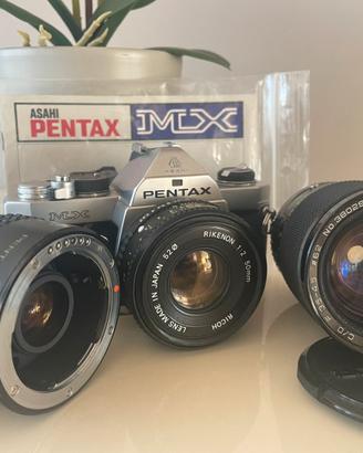 PENTAX MX CON 28-80mm 50mm e duplicatire