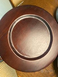 Sottopiatti legno mogano