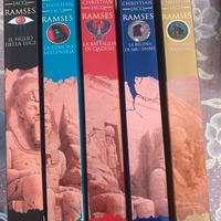 Serie di cinque libri di christian jacq il ramses