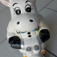 salvadanaio ceramica "Porcellino Moto"