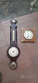 Orologio e barometro vintage