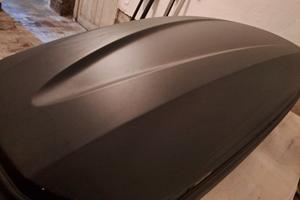 box tetto per auto+ 2 coppie di barre portapacchi