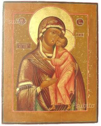 Rara Icona Madre di Dio di Khlinov 1750/1770 circa