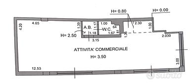 Locale Commerciale Angolare Zona Via P. Colletta