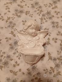 acquasantiera in ceramica 