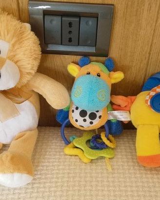 Tre pupazzetti per neonato