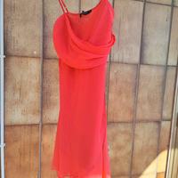 Vestito elegante corallo Rinascimento tg. S