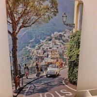 Insegna vintage in metallo Fiat 500