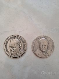 medaglie commemorative Papa Giovanni Paolo II