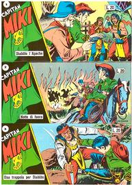 Fumetti Capitan Miki-strisce 6ª serie anastatica