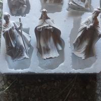 Presepe natività sacra famiglia in porcellana 