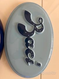 Vassoio baci in ceramica