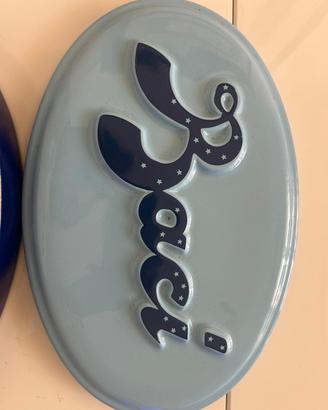 Vassoio baci in ceramica