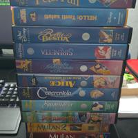 lotto 11 VHS classici Disney principesse