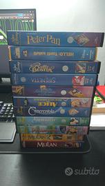 lotto 11 VHS classici Disney principesse