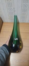 vaso grande verde e giallo 