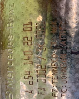 Catalizzatore  Mercedes-Benz