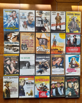 FILM WESTERN IN DVD e cassette VHS