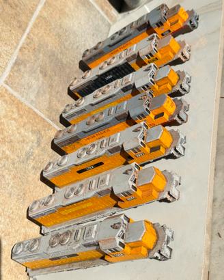 7x telaio casse Union Pacific GP40 HO