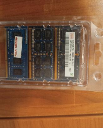 3 x Ram 2gb ddr3