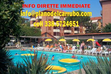 500 m spiaggia settimanalmente