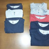 T- shirt ABC ,blu rosso e grigio,taglia s