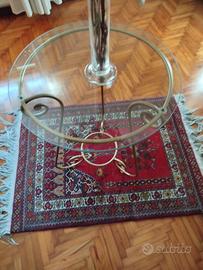 tavolino rotondo in ferro battuto 