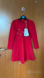 Vestito rosso elegante bimba Guess 5 anni