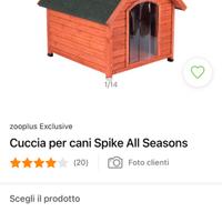 Due cucce esterno Cane Spike All Season