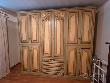 Armadio Stile Veneziano 6 ante più cassetti 