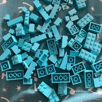 Lego nuovi 100 pz azzurri