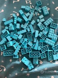 Lego nuovi 100 pz azzurri