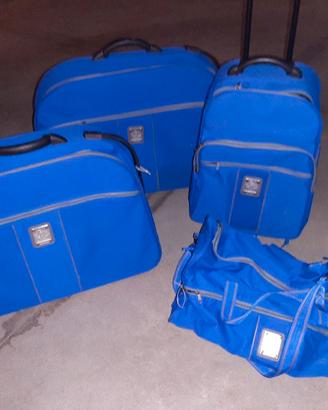 Set di 4 valigie blu