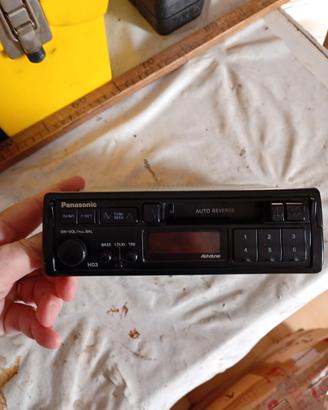 autoradio Panasonic vintage mangianastri 