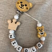 Catenelle porta ciuccio personalizzate