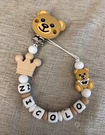 Catenelle porta ciuccio personalizzate