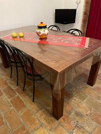 Tavolo ferro e legno