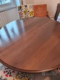 tavolo tondo in legno massello 