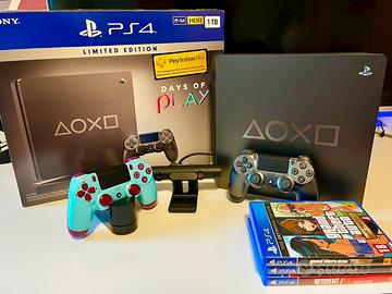 Ps4 Limited Edition 1tb + giochi e accessori