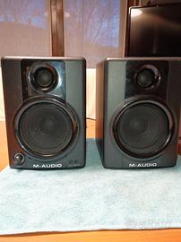 coppia casse amplificate