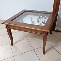 Tavolino bacheca arte povera