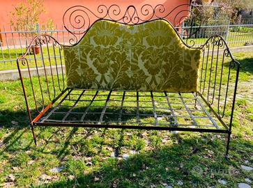 Letto in ferro battuto inizi 900