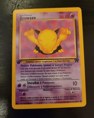 Drowzee TR 54 prima edizione - Near mint