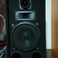 stereo amplificato con 2 casse