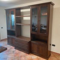 Libreria soggiorno in legno
