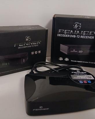 Decoder DVB-T2 Fenner (numero due pezzi)