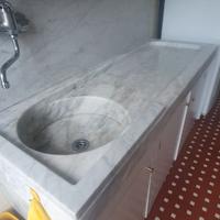 lavandino marmo 160x60