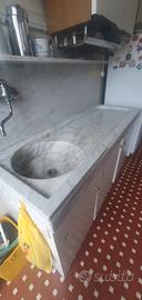 lavandino marmo 160x60