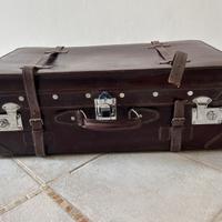 Valigia cuoio vintage